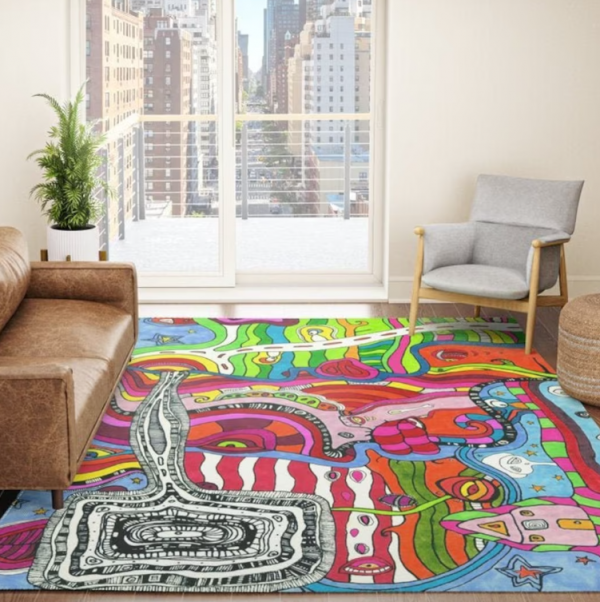 Berbagai Karpet dengan Motif Eklektik